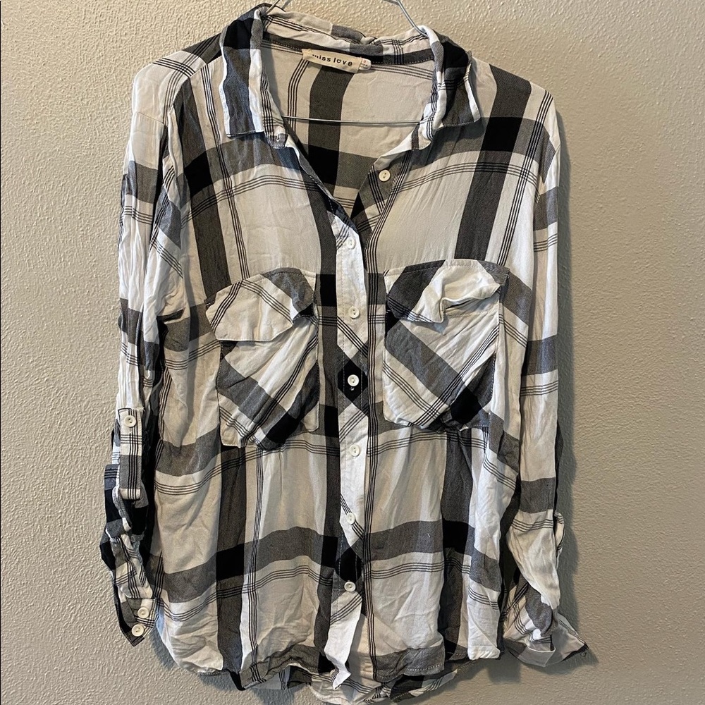 Stitchfix Plaid Button Down